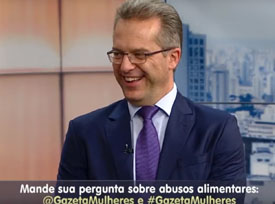 Entrevista: Dr. Nelson Liboni à TV Gazeta - Saúde:  Abusos alimentares no final do ano